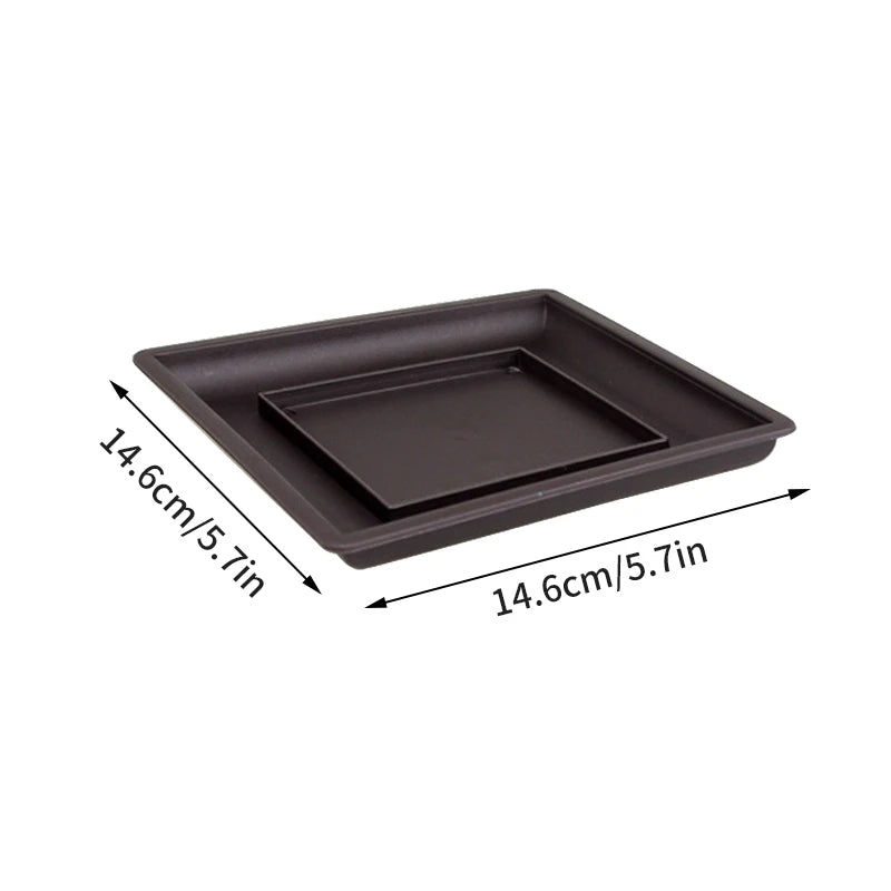 Rectangular Flowerpots Imitation Purple Clay Plants Pot Outdoor Garden Landscape Bonsai Pots for Plant Macetas Para Plantas