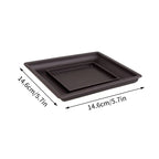 Rectangular Flowerpots Imitation Purple Clay Plants Pot Outdoor Garden Landscape Bonsai Pots for Plant Macetas Para Plantas