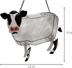 Metal Mesh Bird Feeder, Sunflower Seed Feeder, Cow