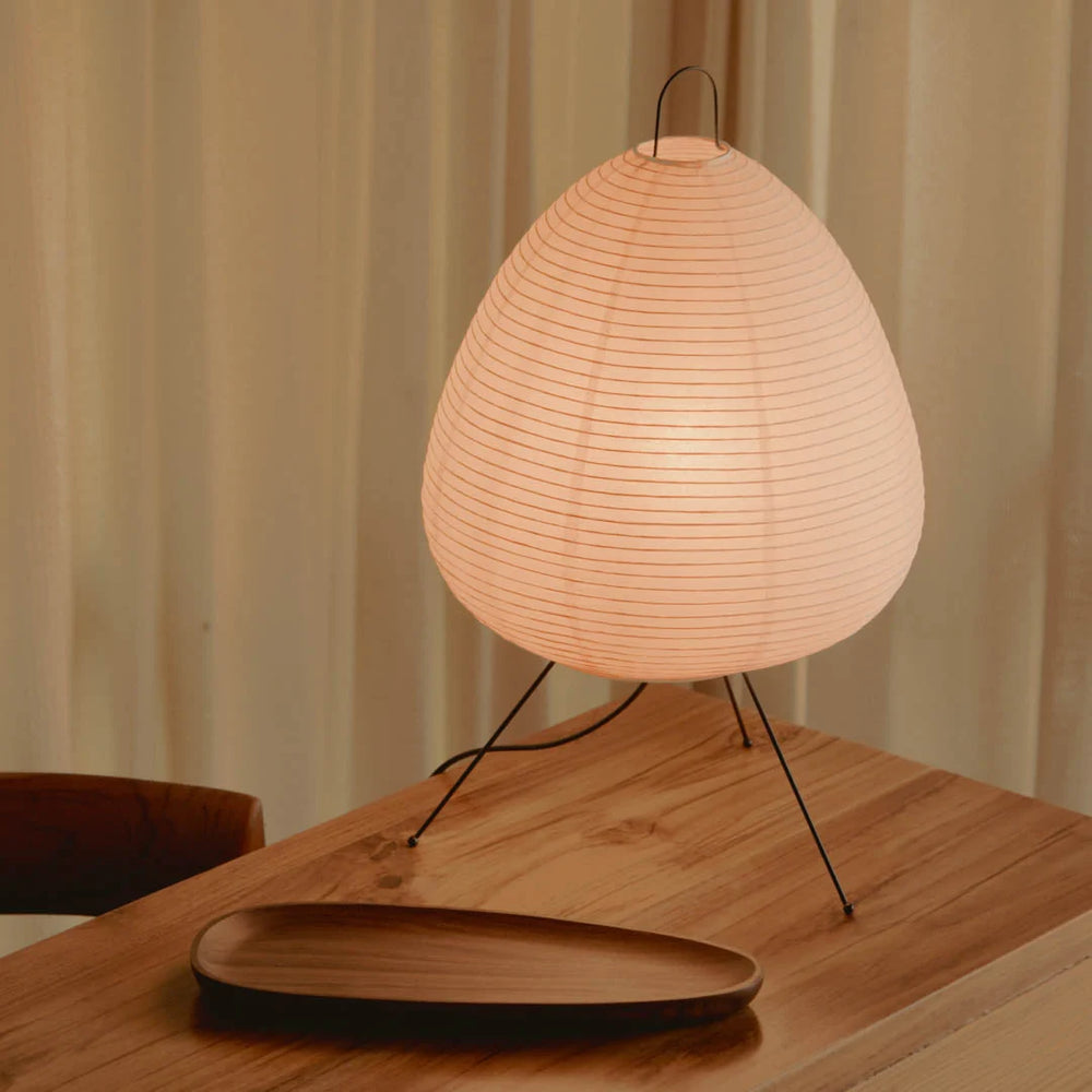 Luz Serene — Candeeiro Orgânico Em Papel De Arroz
