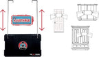 The 360 Mirror Trifold Barber 3 Way Mirror for Self Hair Cutting System