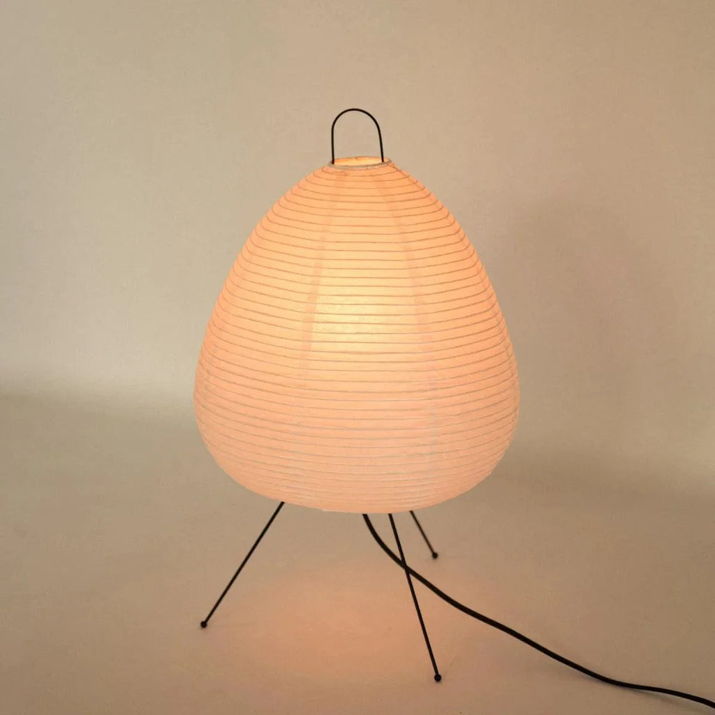 Luz Serene — Candeeiro Orgânico Em Papel De Arroz