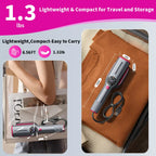 Dr.Flash Handheld Garment Steamer for Clothing, Portable Iron Steamer Combo Travel Steam Generators, 7 Modes with LED Display, 15S Fast Heating, 90° Swivel Handle, 1-Button Start, Travel Stuff, New Year Gift