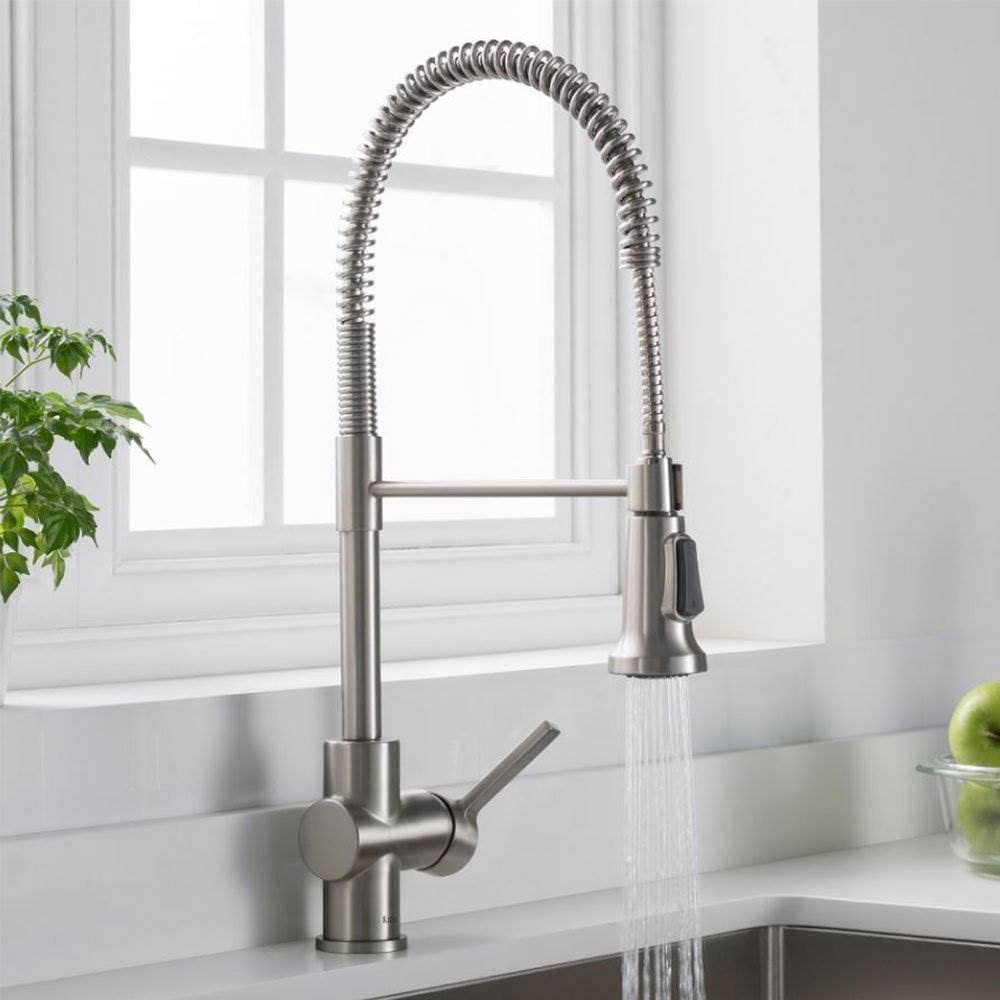KRAUS Spot Free Stainless Steel Pre-Rinse Kitchen Faucet KPF-1690SFS