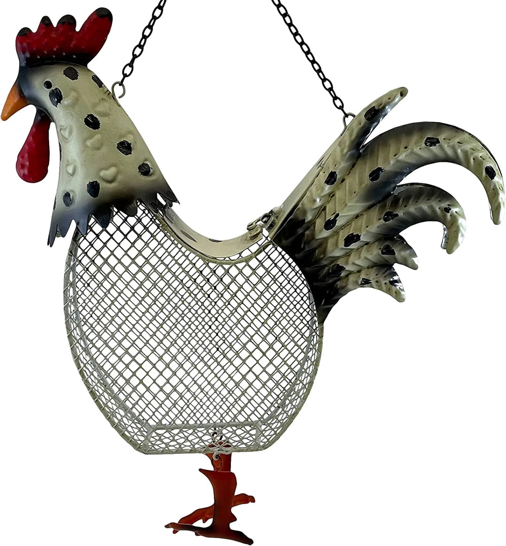 Metal Mesh Bird Feeder, Sunflower Seed Feeder, Cow