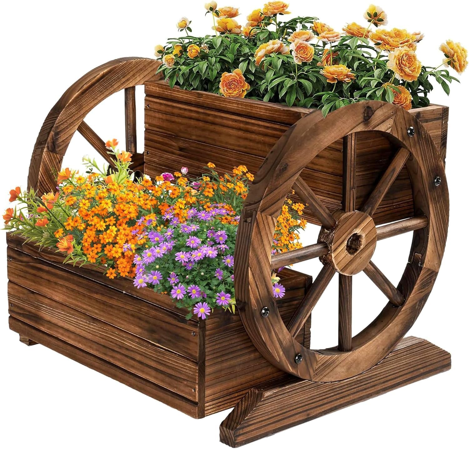 Garden Decor，Planter for Outdoor Plants - Outdoor Decor Planters for Flowers and Vegetables - Premium Stylish Patio, Balcony, Porch (XXL) (X)
