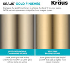 KRAUS Britt Commercial Style Kitchen Faucet in Spot Free Antique Champagne Bronze, KPF-1690SFACB