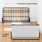 Murphy Bed - Murphy Bed Queen - Folding Bed - Horizontal - 60" X 80" - Classic