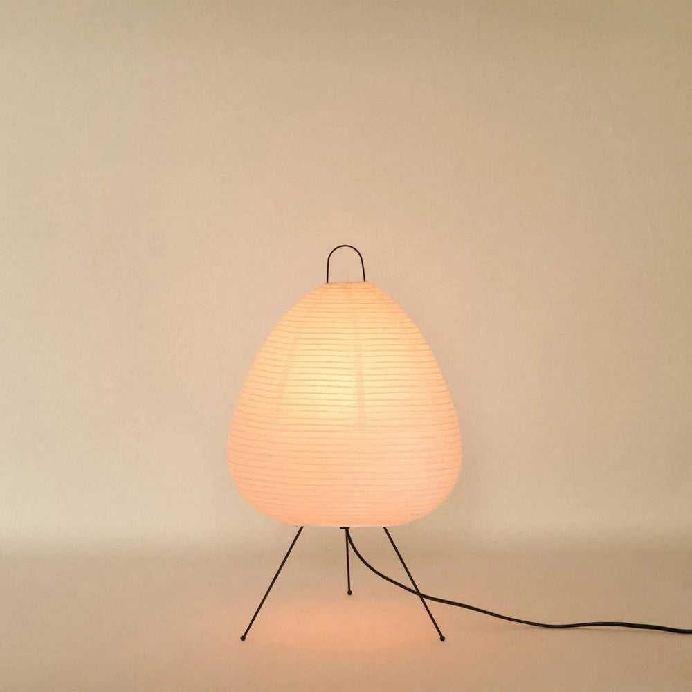 Luz Serene — Candeeiro Orgânico Em Papel De Arroz