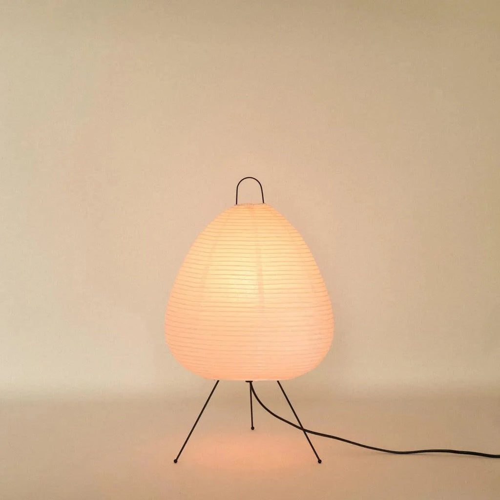Luz Serene — Candeeiro Orgânico Em Papel De Arroz