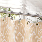 Shower Curtain Hooks Rings, Rust-Resistant Stainless Steel Double Shower Curtain Hooks, Shower Hooks for Shower Curtain and Liner Bathroom, Set of 12, Chrome