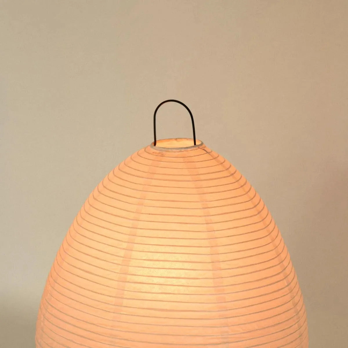 Luz Serene — Candeeiro Orgânico Em Papel De Arroz