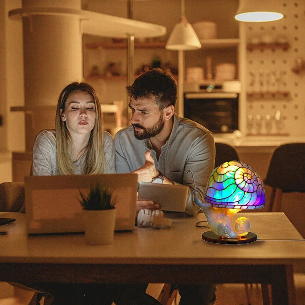 SNAILGLOW | Lámpara De Escritorio En Forma De Caracol