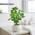 9.1'' Fake Plants Artificial Plants Faux Plants Indoor for Bathroom Farmhouse Living Room Home House Decor
