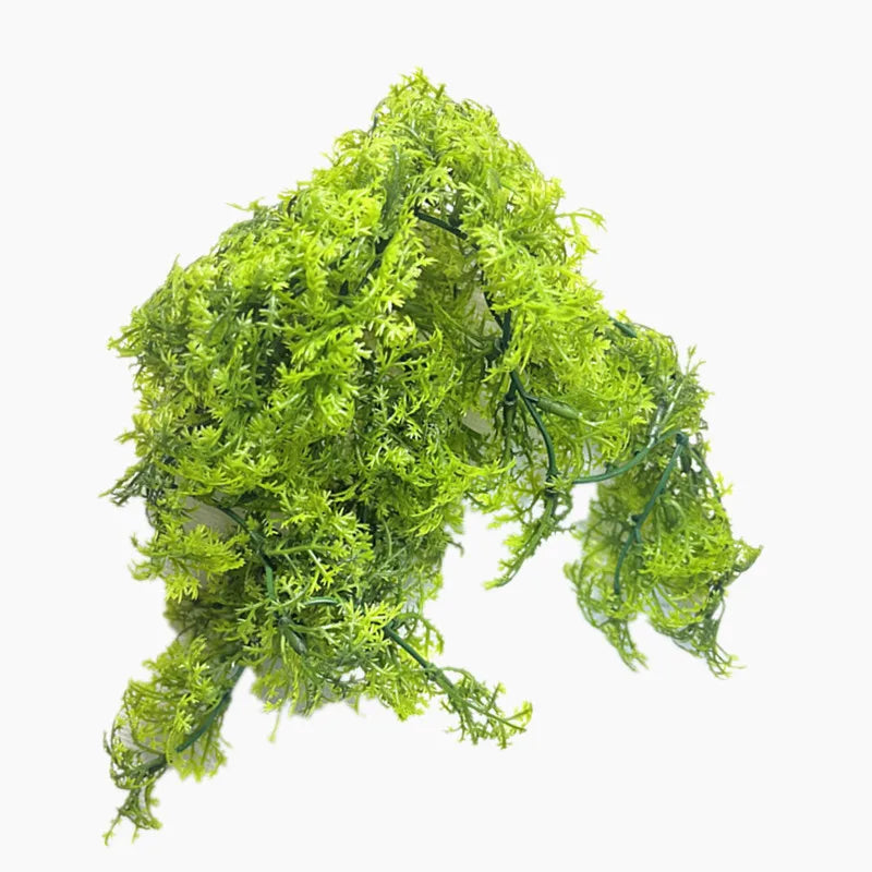 8 - 10 Branch Plastic Artificial Moss Plant Hanging Grass Wedding Home Decor